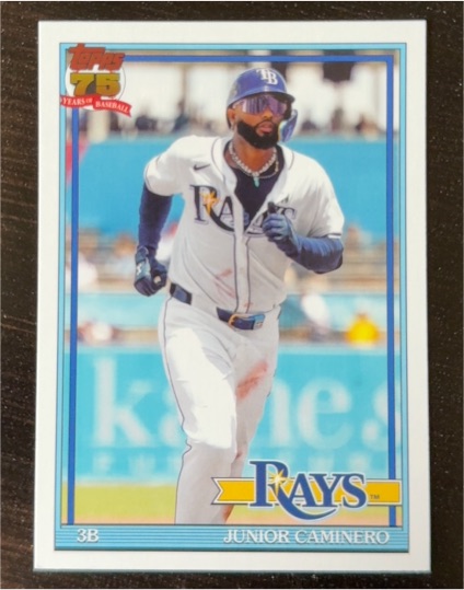 2026 Topps Series 1 #T91-62 Junior Caminero — front