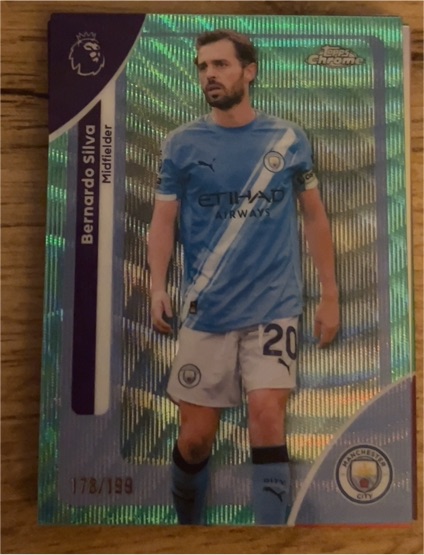 2026 Topps Chrome Premier League #178 Bernardo Silva — front