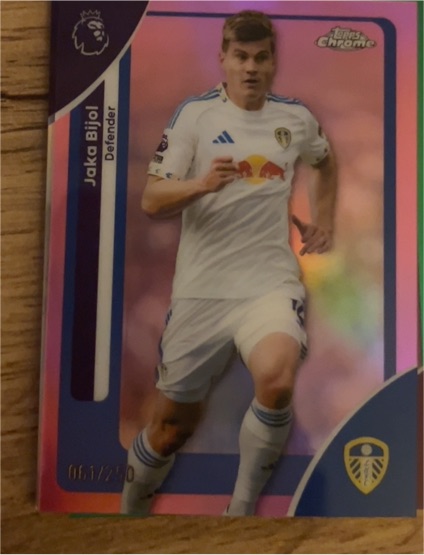 2026 Topps Chrome Premier League #102 Jaka Bijol — front