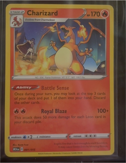 2024 Pokémon #001 Charizard — front