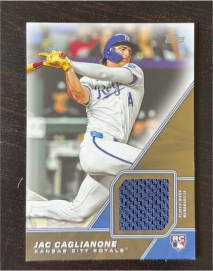 2026 Topps Series 1 Major League Material #MLM-JCA Jac Caglianone — front