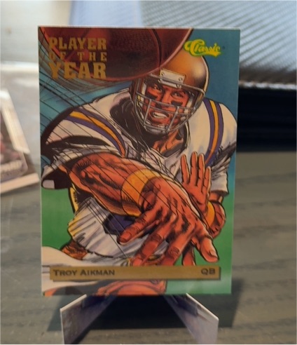 1993 Classic Player of the Year #PY1 Troy Aikman — front