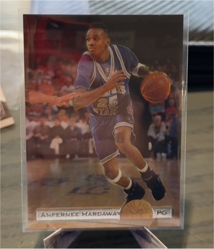 1993 Classic Draft Picks #DS37 Anfernee Hardaway Chromium Draft Stars — front