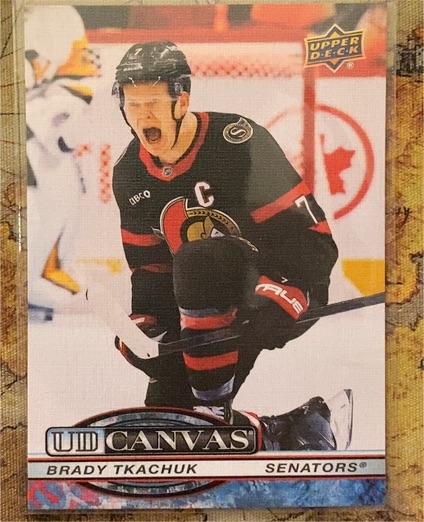 2025-26 Upper Deck Series 1 UD Canvas #C-3 Brady Tkachuk — front