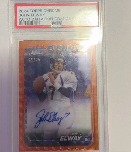 2024 Topps Chrome #BA-JEL John Elway — front