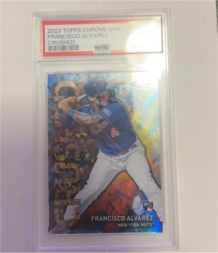 2023 Topps Chrome Update #C-25 Francisco Alvarez Crushed — front