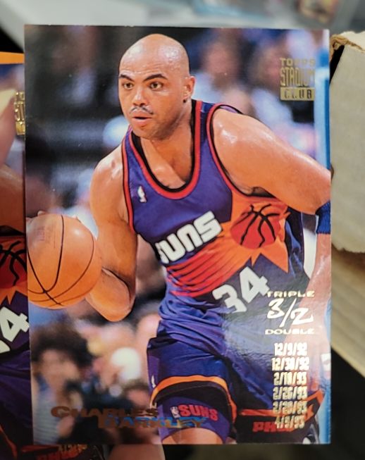 1993-94 Topps Stadium Club #110 Charles Barkley Triple Double — front