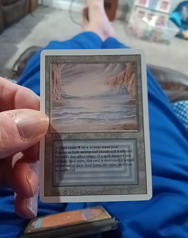 1994 Magic: The Gathering #Underground Sea Revised Edition — front