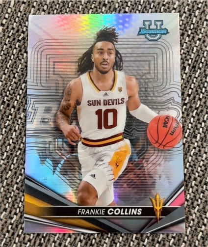 2022-23 Bowman University Best #98 Frankie Collins — front