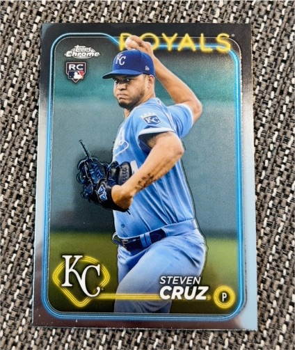 2024 Topps Chrome #187 Steven Cruz — front