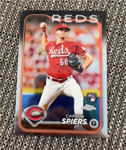 2024 Topps Chrome #167 Carson Spiers — front