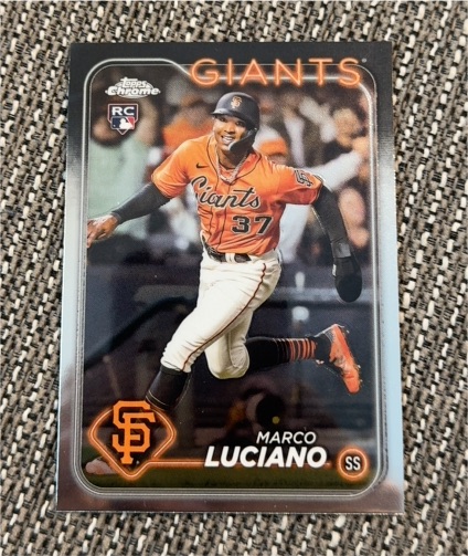 2024 Topps Chrome #210 Marco Luciano — front