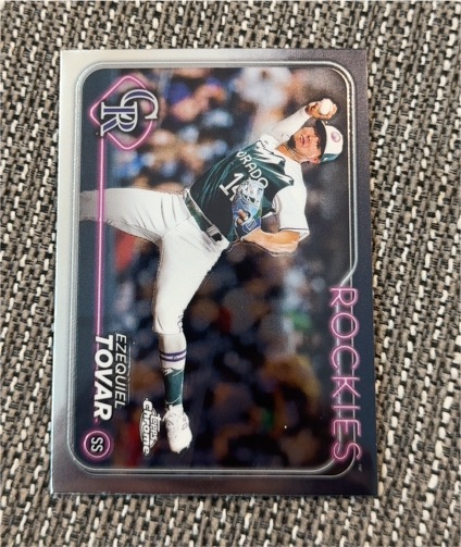 2024 Topps Chrome #105 Ezequiel Tovar — front