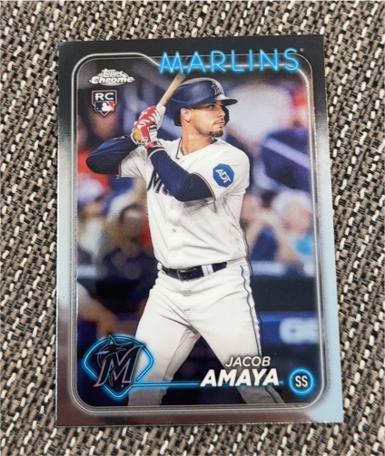 2024 Topps Chrome #92 Jacob Amaya — front