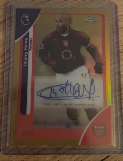 2024 Topps Chrome Premier League #CA-TH Thierry Henry — front