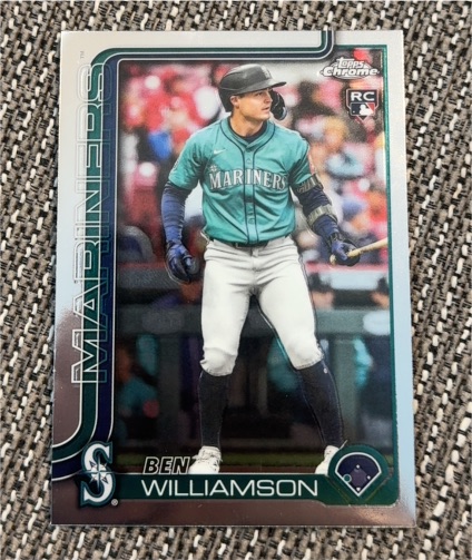 2025 Topps Chrome Update #USC168 Ben Williamson — front