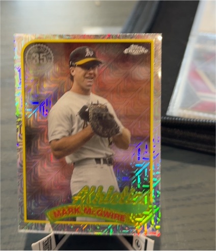 2024 Topps Series 1 1989 Topps Chrome Silver Pack #T89C-99 Mark McGwire — front