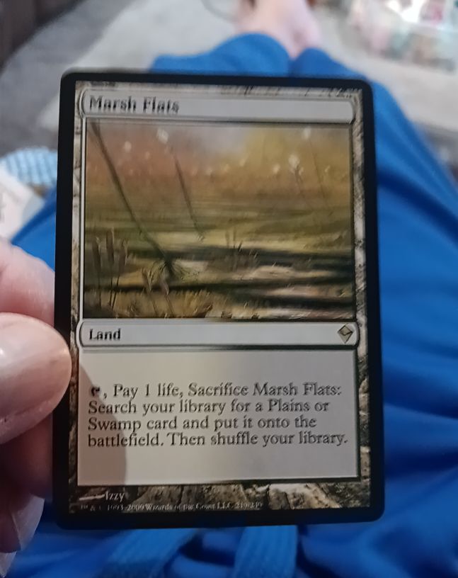 2009 Magic: The Gathering #219 Marsh Flats — front