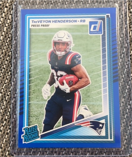 2025 Panini Donruss #332 TreVeyon Henderson — front