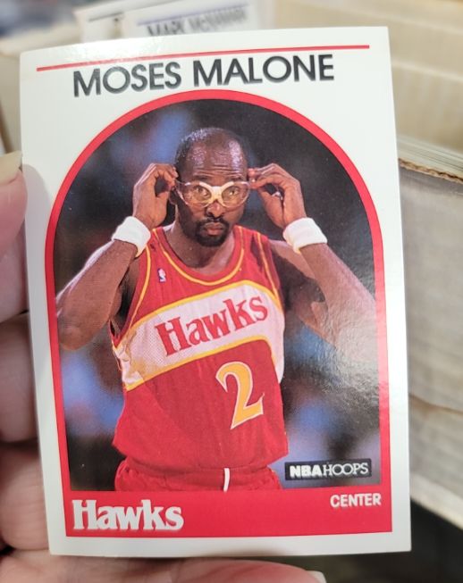 1989-90 NBA Hoops #290 Moses Malone — front