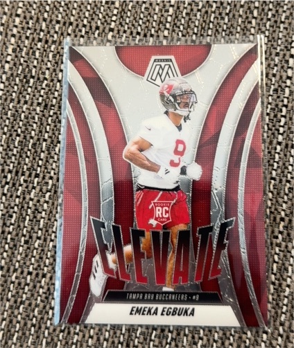 2025 Panini Mosaic #2 Emeka Egbuka Elevate Rookie — front