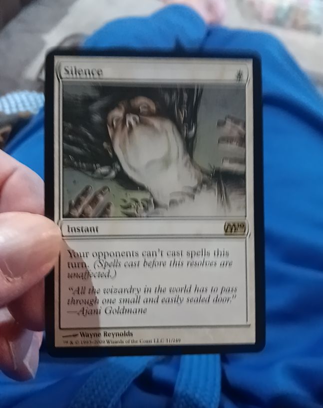 2011 Magic: The Gathering Silence #30 — front