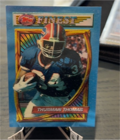 1994 Topps Finest #151 Thurman Thomas — front