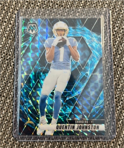 2025 Panini Mosaic #43 Quentin Johnston — front