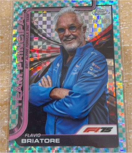 2025 Topps Chrome Formula 1 #199 Flavio Briatore — front