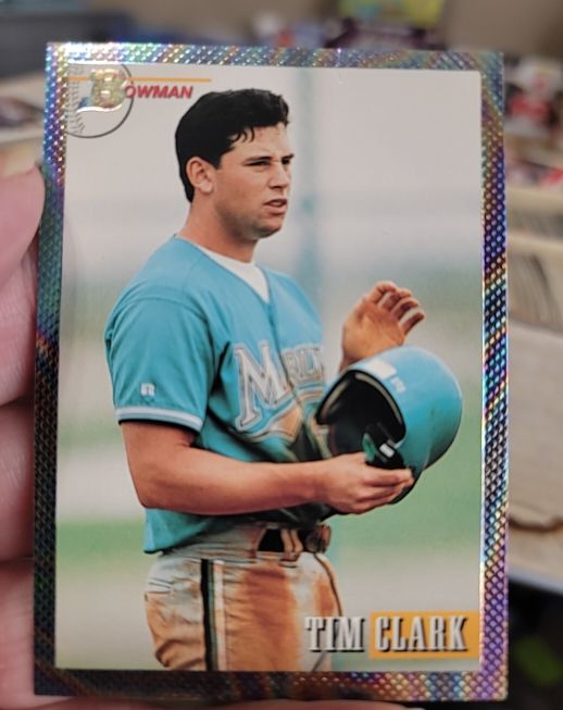 1993 Bowman #699 Tim Clark — front