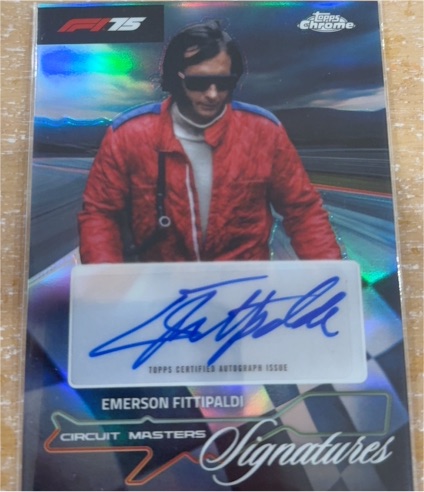 2025 Topps Chrome F1 Emerson Fittipaldi Circuit Masters Signatures #CMS-FIT — front