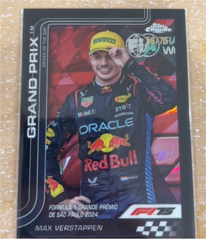 2024 Topps Chrome Formula 1 #142 Max Verstappen — front