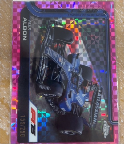 2025 Topps Chrome F1 #89 Alex Albon — front