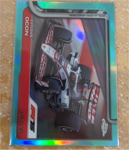 2025 Topps Chrome Formula 1 #85 Esteban Ocon — front