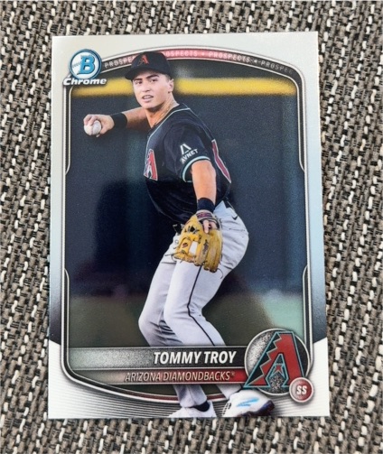 2025 Bowman Draft Chrome #BDC-36 Tommy Troy — front