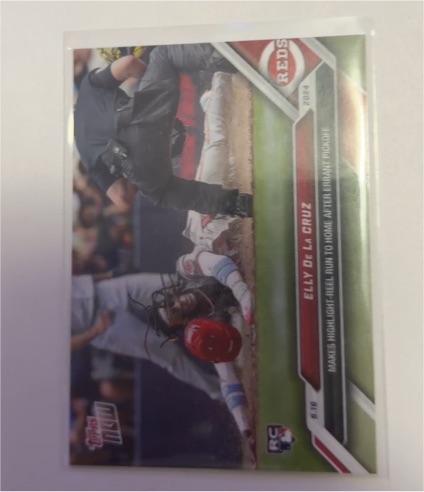 2024 Topps Now #307 Elly De La Cruz — front