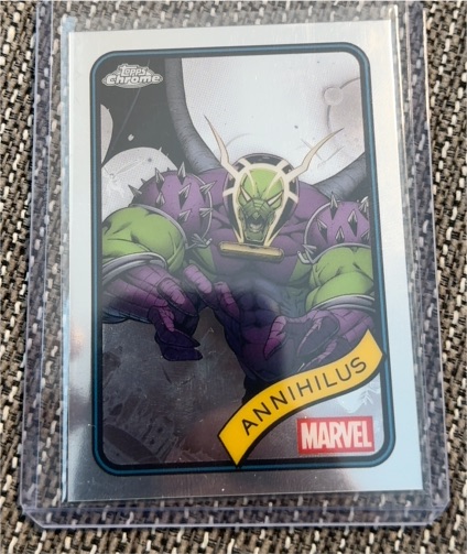 2025 Topps Chrome Marvel #118 Annihilus — front