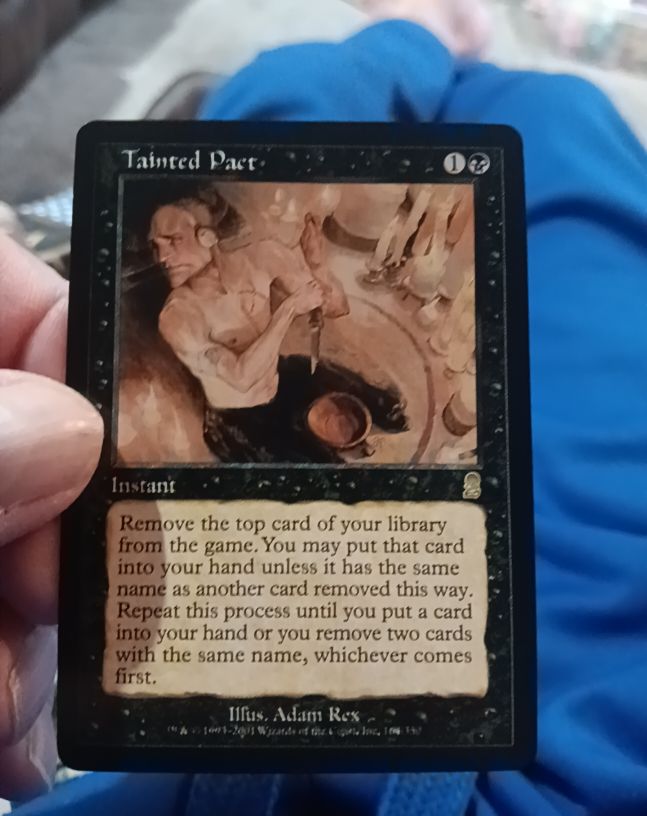 2001 Magic: The Gathering Odyssey #164 Tainted Pact — front