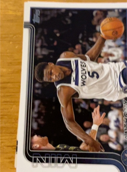 2025-26 Topps Flagship #108 Anthony Edwards — front