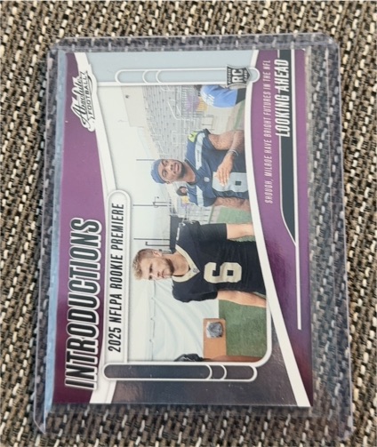 2025 Panini Absolute Introductions #I-TSH Tyler Shough Jalen Milroe — front