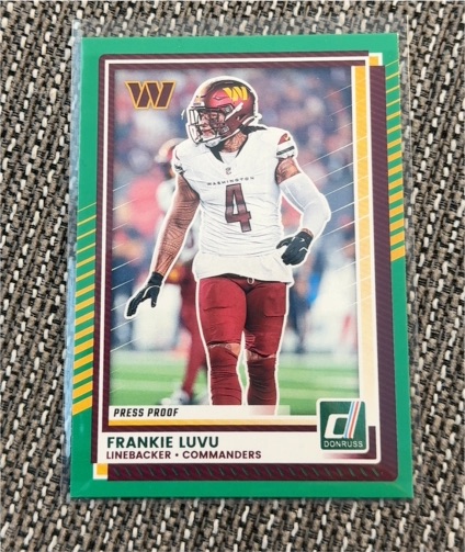 2025 Panini Donruss #262 Frankie Luvu — front