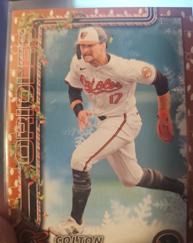 2025 Topps Holiday #H157 Colton Cowser — front