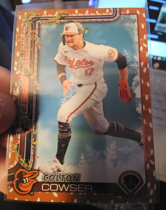 2025 Topps Holiday #H157 Colton Cowser — front