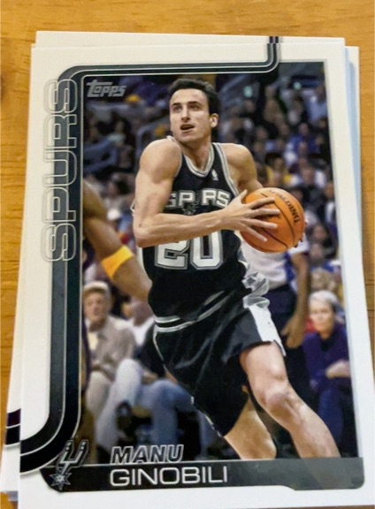 2025-26 Topps #262 Manu Ginobili — front
