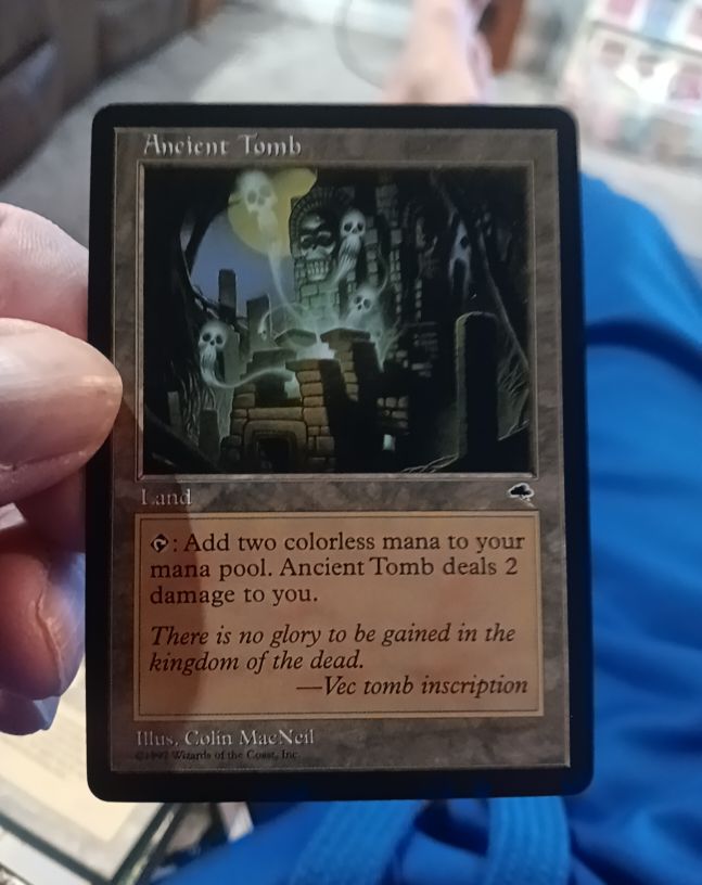 1997 Magic: The Gathering #315 Ancient Tomb — front