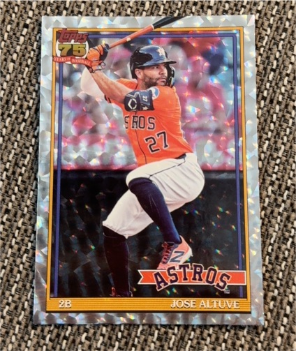 2024 Topps Series 1 - 1989 Topps Baseball Foil #89B-27 Jose Altuve — front
