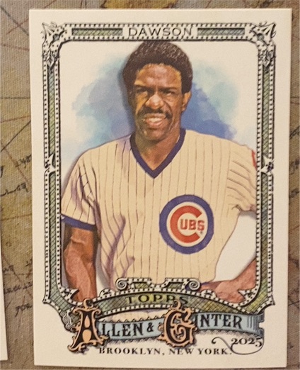 2025 Topps Allen & Ginter #301 Andre Dawson — front
