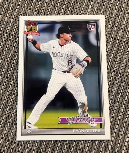 2026 Topps Series 1 #T91-26 Ryan Ritter — front