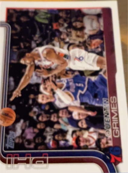 2025-26 Topps #25 Quentin Grimes — front