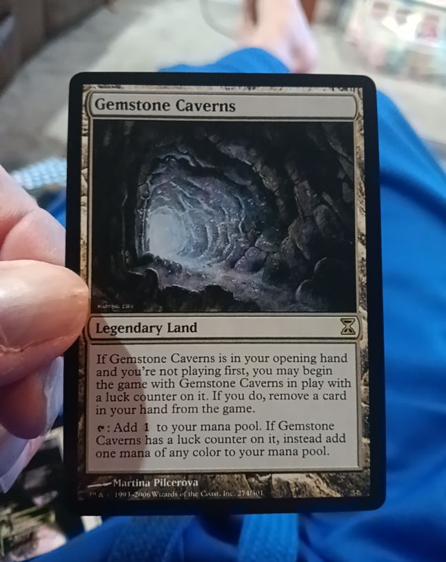 2006 Magic: The Gathering #274 Gemstone Caverns — front
